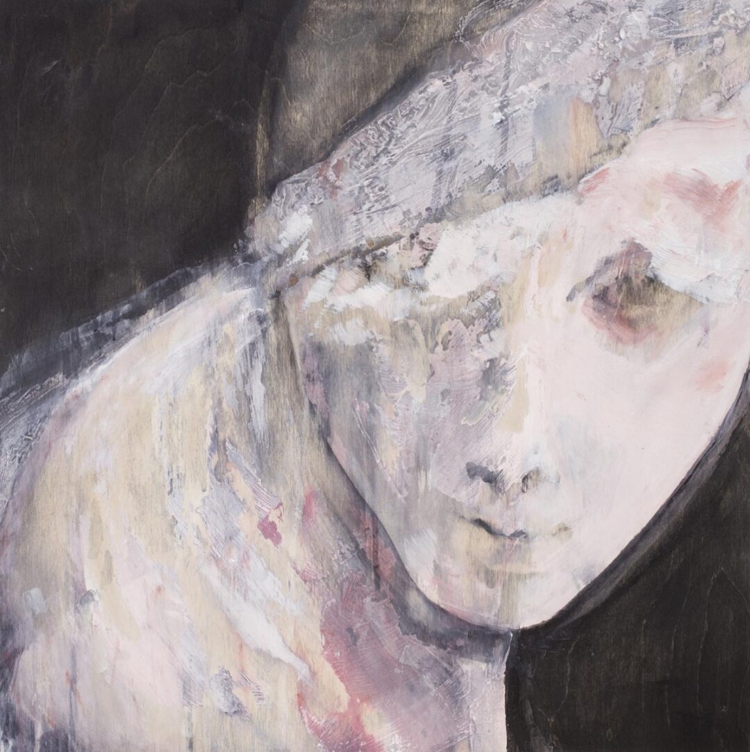 "Aphrodite Bathing "50x50cms  SOLD