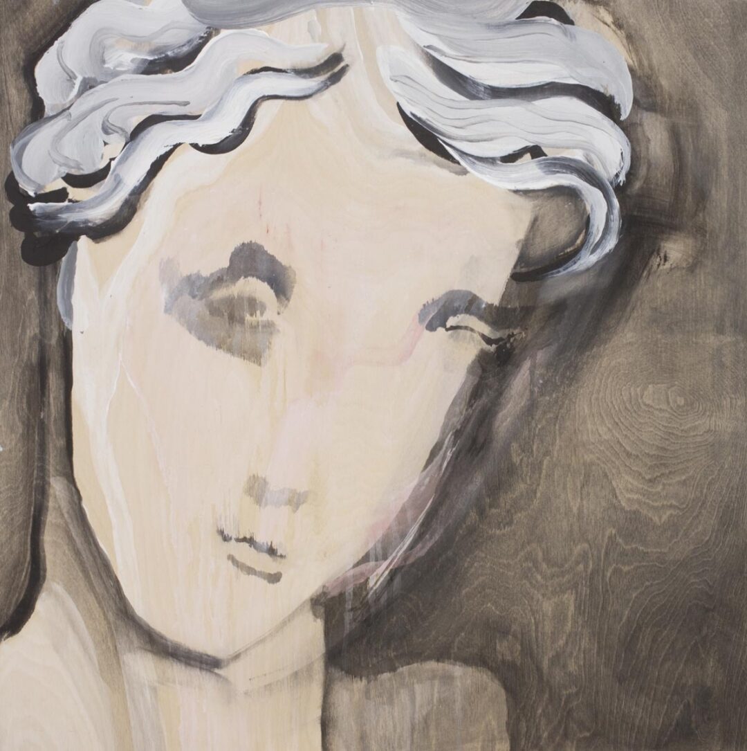 "Muse" Capitoline Museum 50x50 cms Wood panel