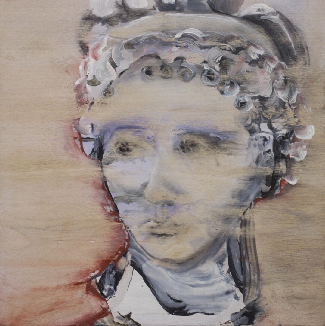 "Poppea Sabina "30x30cms Wood panel