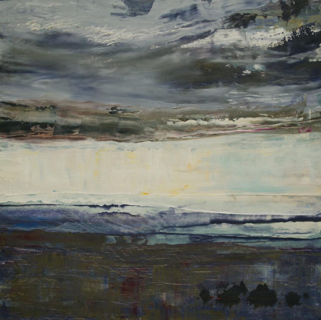 Steyning, to the sea 50x50cms  SOLD